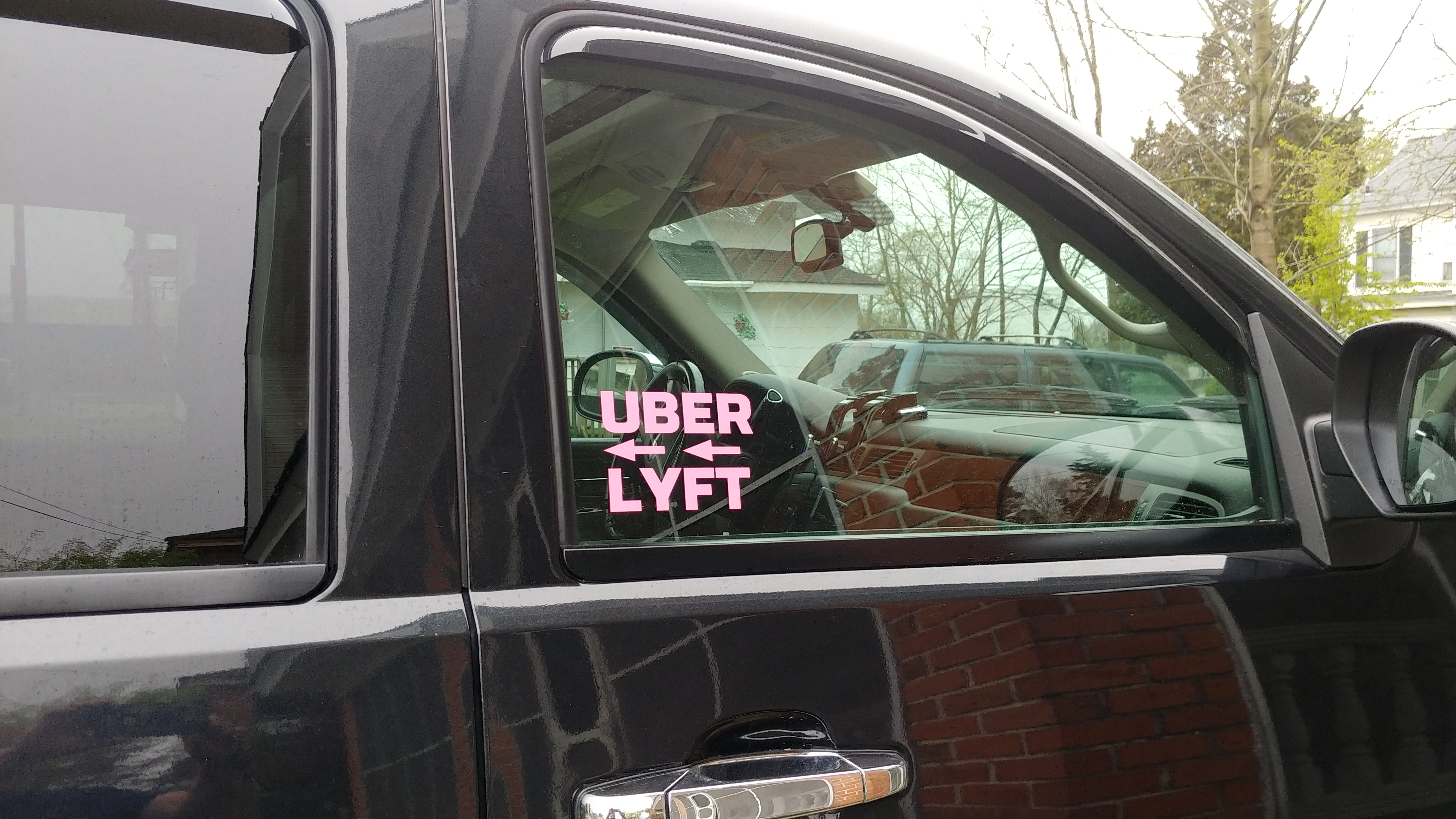 Uber - Lyft Back Seat Arrows